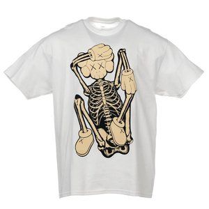 KAWS SKELETON NEW FICTION Tee Size M